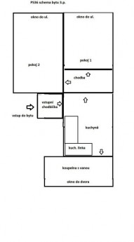 Detail: Pronájem bytu 2+1, 70 m2