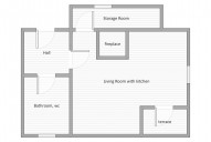 Detail: Pronájem bytu 1+kk, 70 m2