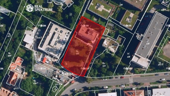 zakres katastrální mapa