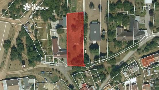 zákres našiměřice parcela