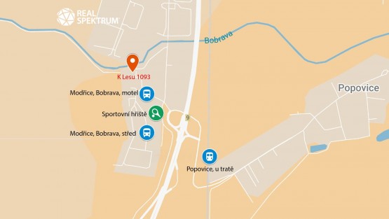 modřice mapa