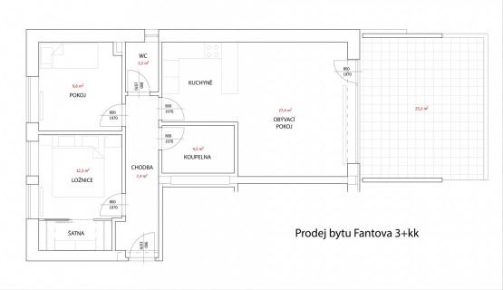 Fantova17 - půdorys