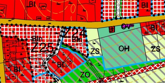 zemní plán Smečno- p. Otta