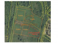 Prodej pozemku D.Kounice 1252m2 - nákres po prodejích