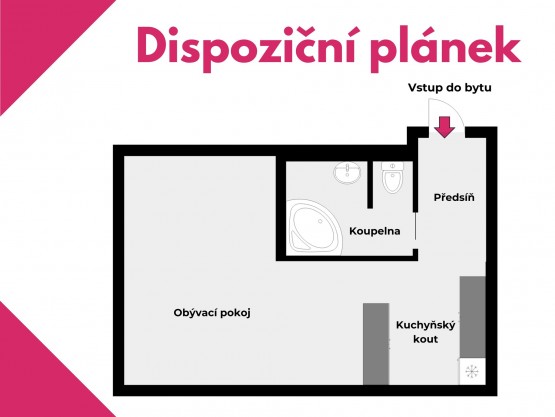 Dispoziční plánek