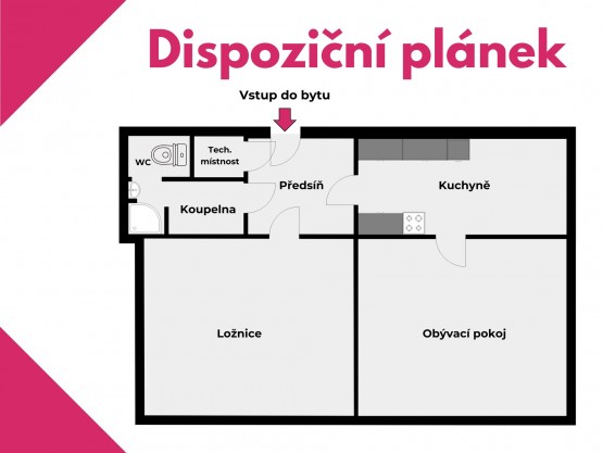 Dispoziční plánek