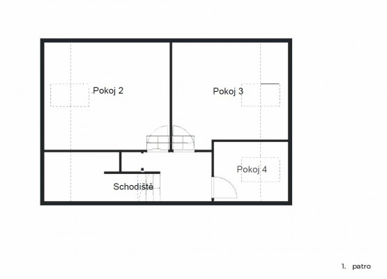 Plánek první patro