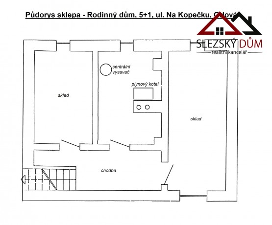 půdorys sklep