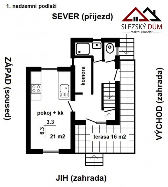 1 nadzemní podlaží