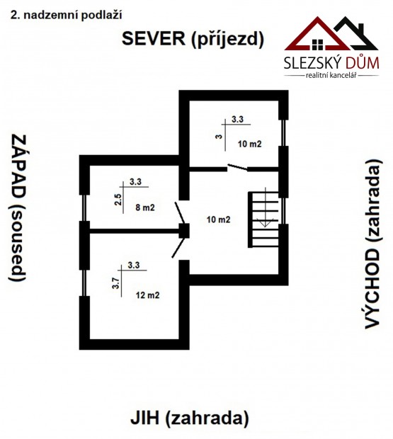 2 nadzemní podlaží