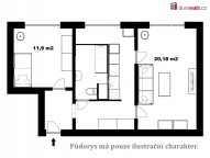 Detail: Pronájem bytu 2+1, 57 m2