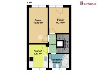 Dispoziční plánek 2.NP