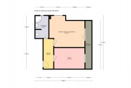 Plánek bytu - půdorys