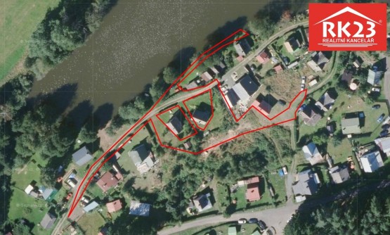 Mapa - výřez - označení