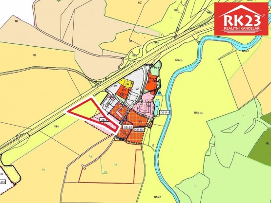 Mapa UZ - označení
