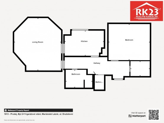 1813 - Prodej Byt 2 1 gar ov st n Mari n - Floor 1