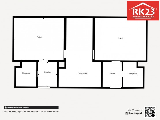1931 - Prodej Byt 3 kk Mari nsk L zn ul - Floor 1
