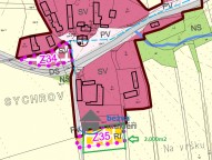mapa Sychrov