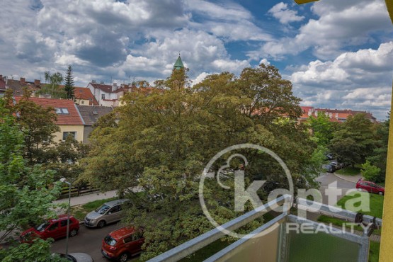 výhled z balkonu