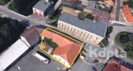 letecký pohled - prodej domu Touškov