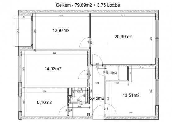 těpařská 21 - dispozice-1