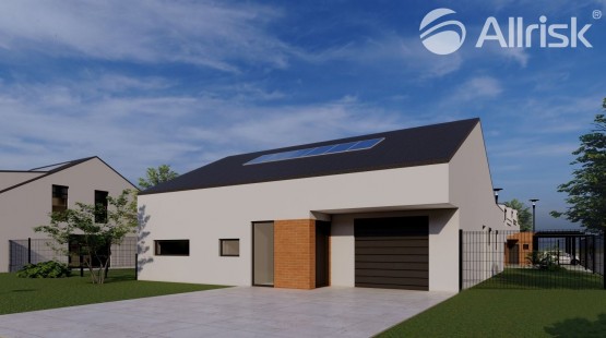 bungalov přední pohled