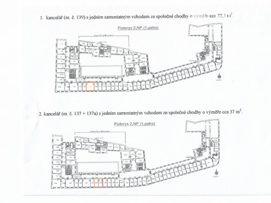 Kanceláře A č.137 a č.139