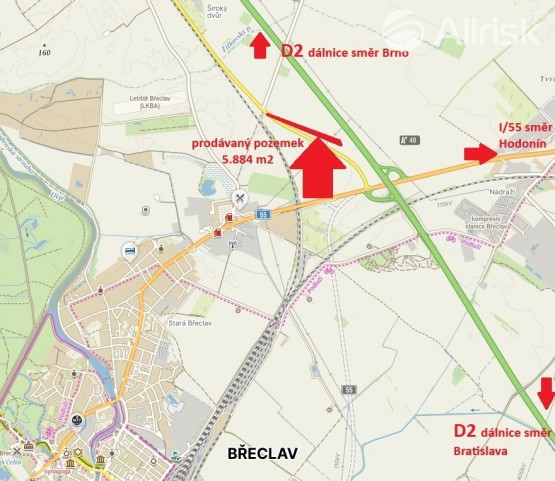 mapa situační