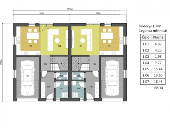 D2-2-1024x768-Living-In-Dvojdům-půdorys