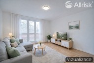 vizualizace obývací pokoj