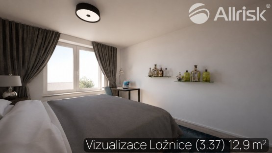 Vizualizace 35 ložnice c viz