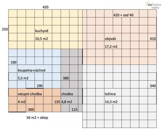 plánek bytu do i K Blahobytu