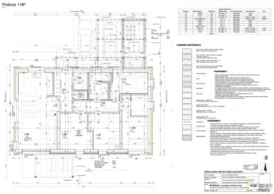 D.1.1.2 Půdorys 1.NP