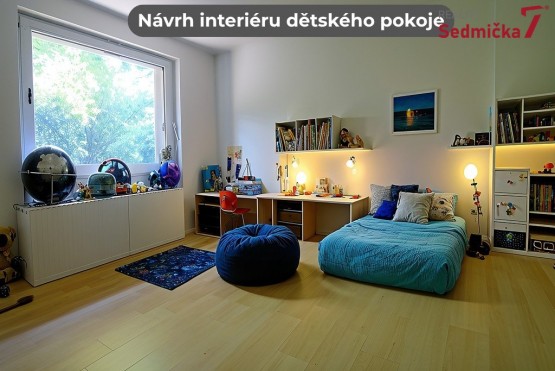 Návrh interiéru dětského pokoje