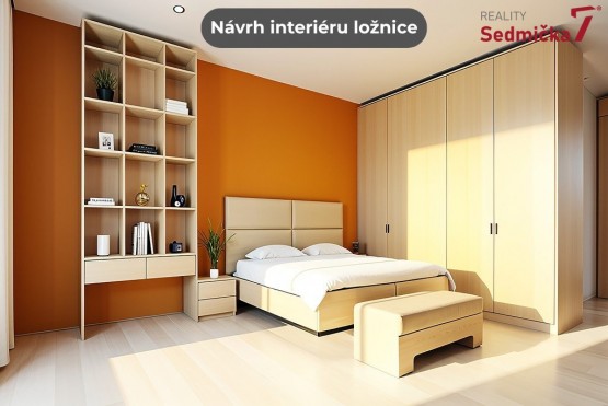 Návrh interiéru ložnice