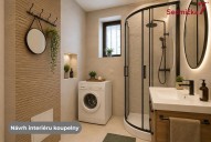317-Návrh interiéru koupelny
