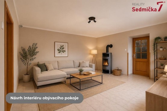 271-Návrh interiéru obývacího pokoje