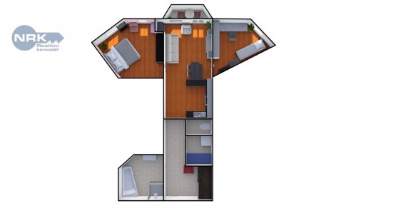 3D půdorys