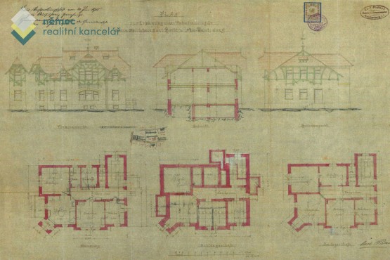 Plány - rok 1905
