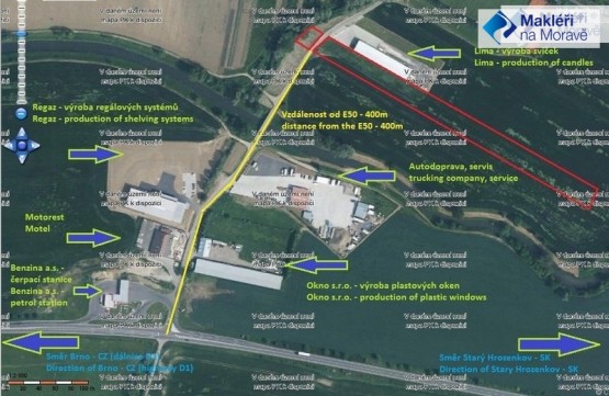 Mapa Drslavice