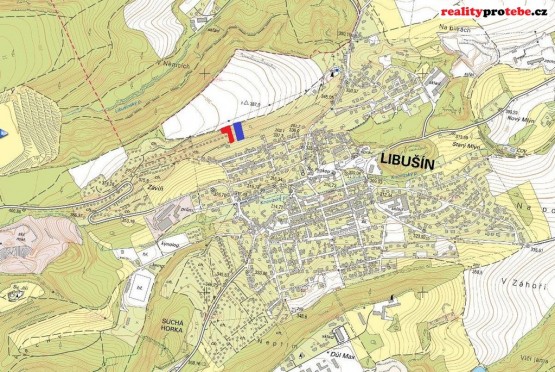 mapa Libušín 01