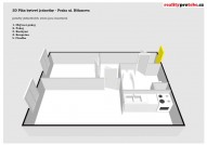 3D plán bytu - Snímek2