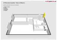 3D plán bytu - Snímek2