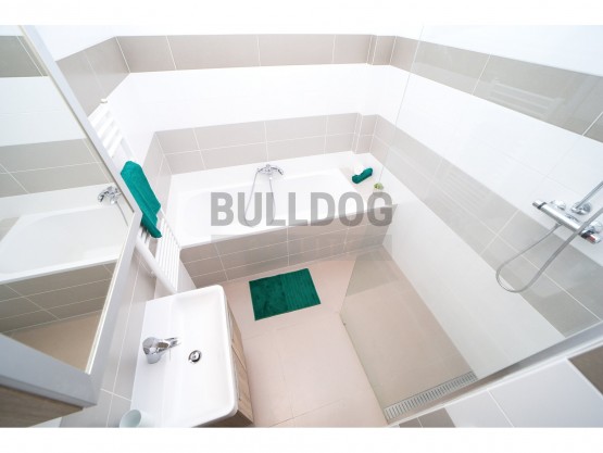 koupelna s vanou i sprchovým koutem