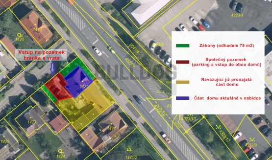 letecký snímek mělník