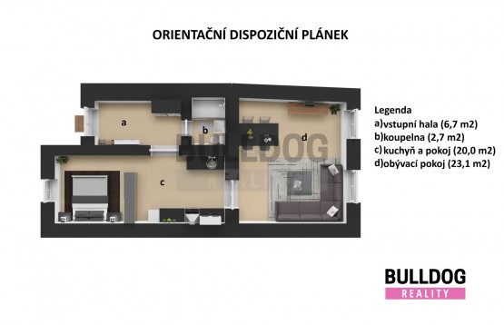 plánek bytu