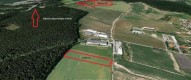 letecká mapa s označením D5 a popisem