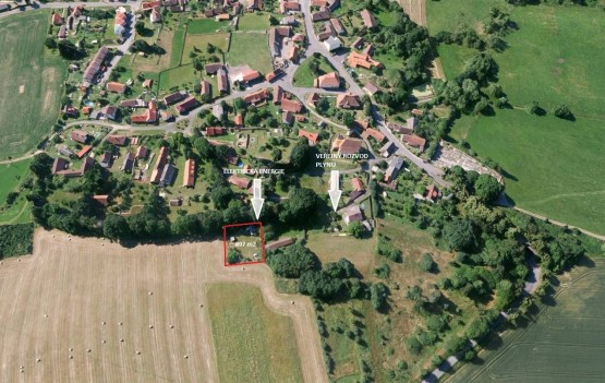 a letecké foto 3D sever označeno vč. sítí