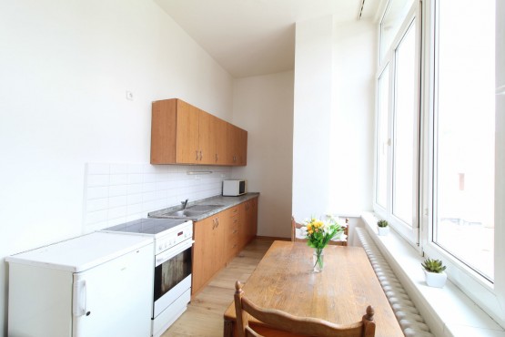 Prodej byt 1+kk , Plzeň, pokoj s kuchyňským koutem