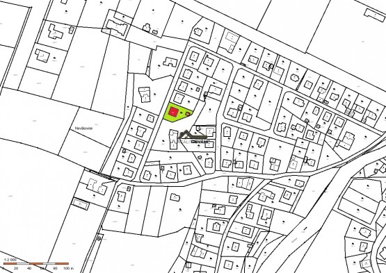 Hnojník katastrální mapa